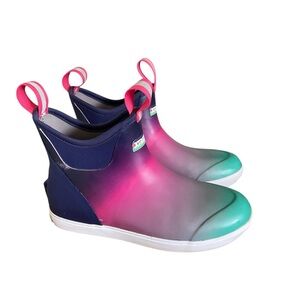 XTRATUF purple Aurora ankle deck boots